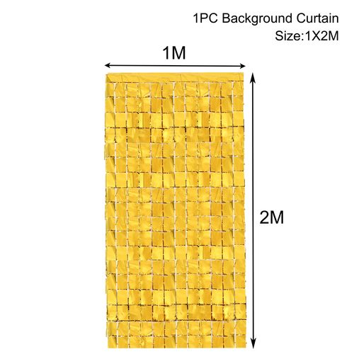 FENGRISE Decorative Sequin Background - Customizable 2m x 1m for Events