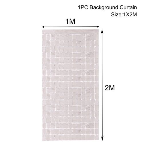 FENGRISE Decorative Sequin Background - Customizable 2m x 1m for Events