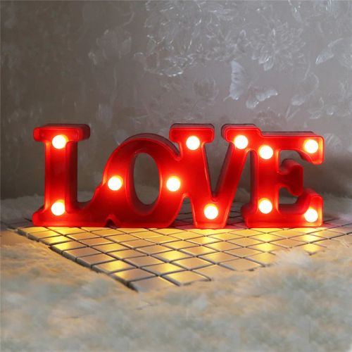 LOVE LED Decorative Lights - Romantic Atmosphere for Celebrations