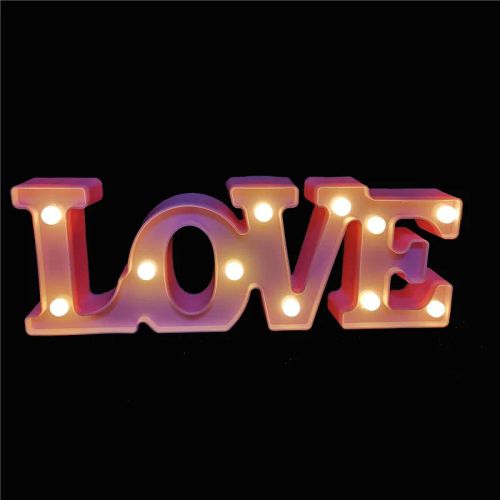 LOVE LED Decorative Lights - Romantic Atmosphere for Celebrations