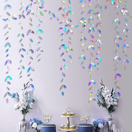 Dark Emerald Green Leaf Garland - 4M Eco-Friendly Decoration Banner