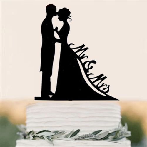 Acrylic Wedding Cake Decoration - Customisable Designs for Special Occasions