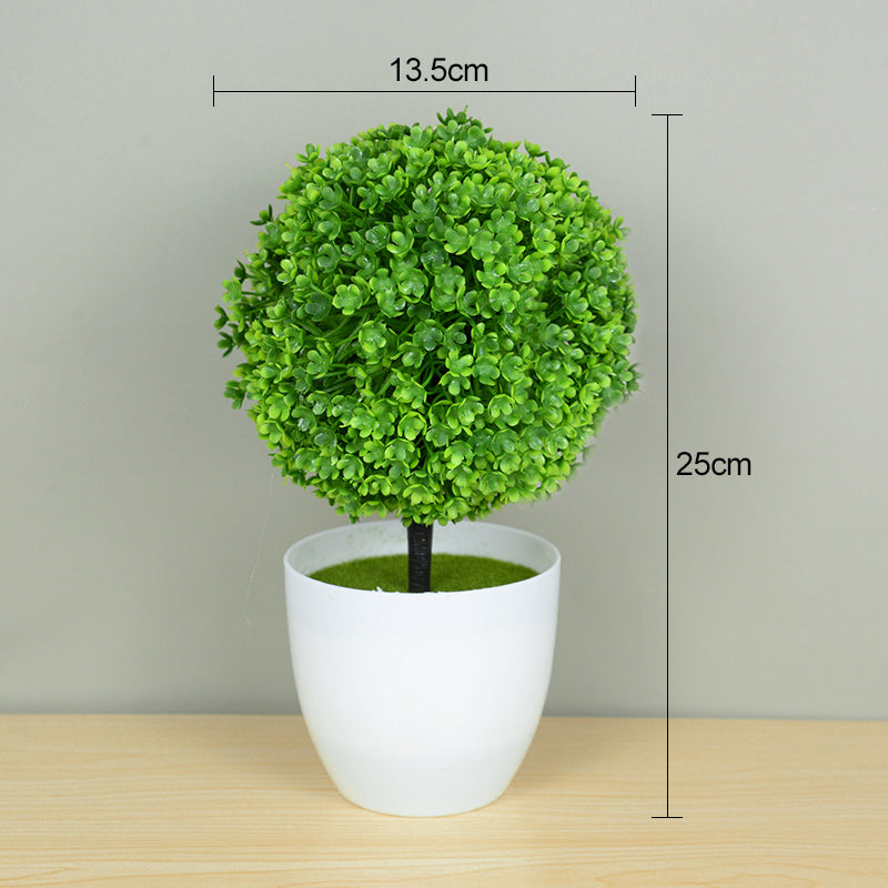 ZQNYCY Artificial Bonsai Tree - Elegant Potted Decoration for Home & Garden