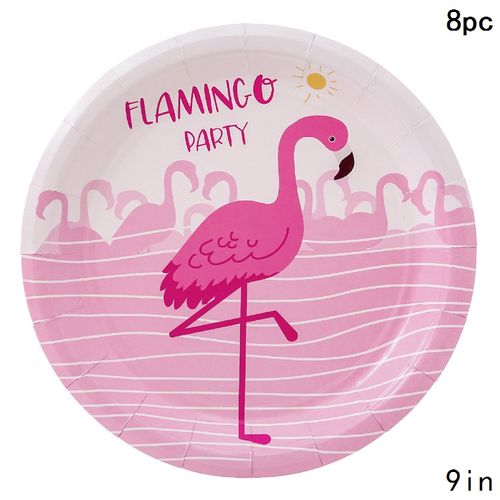 Hawaii Party Glasses - Tropical Flamingo Design for Summer Celebrations