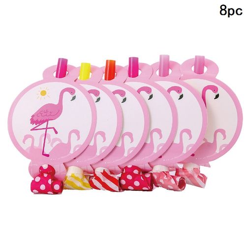 Hawaii Party Glasses - Tropical Flamingo Design for Summer Celebrations