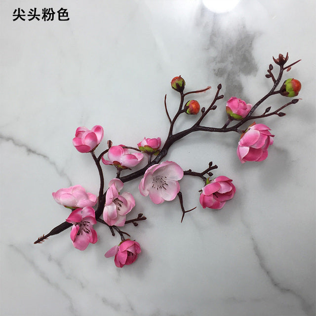YOMDID Silk Plum Blossom Bouquet - Perfect for Home Decoration