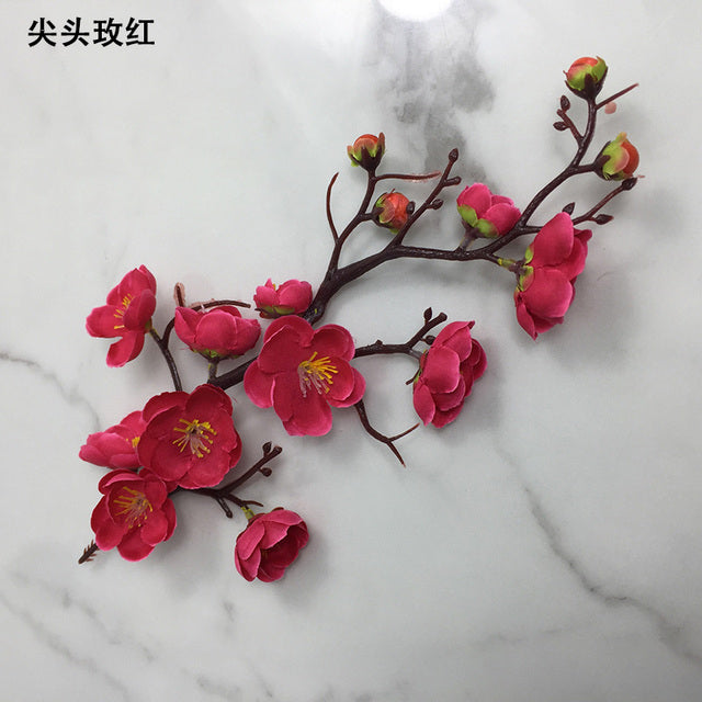 YOMDID Silk Plum Blossom Bouquet - Perfect for Home Decoration