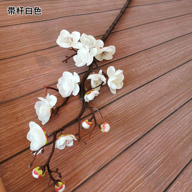 YOMDID Silk Plum Blossom Bouquet - Perfect for Home Decoration
