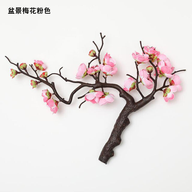 YOMDID Silk Plum Blossom Bouquet - Perfect for Home Decoration