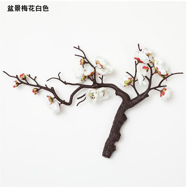 YOMDID Silk Plum Blossom Bouquet - Perfect for Home Decoration