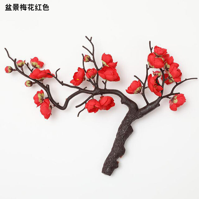 YOMDID Silk Plum Blossom Bouquet - Perfect for Home Decoration