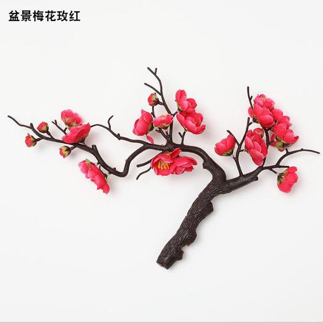 YOMDID Silk Plum Blossom Bouquet - Perfect for Home Decoration