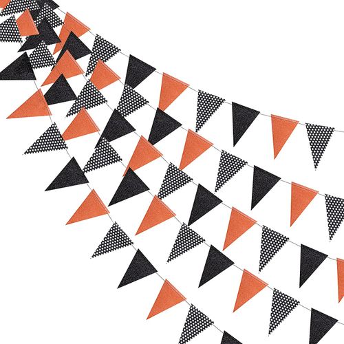 3M Rose Gold Paper Bunting Flags for Wedding Decorations & Celebrations