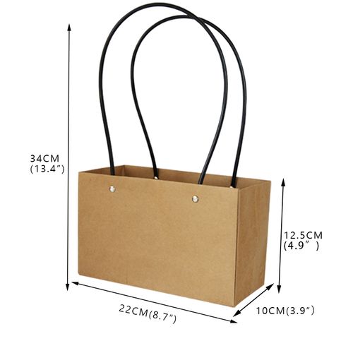 Joy-Enlife Decorative Kraft Paper Flower Box - Versatile & Customisable Gift