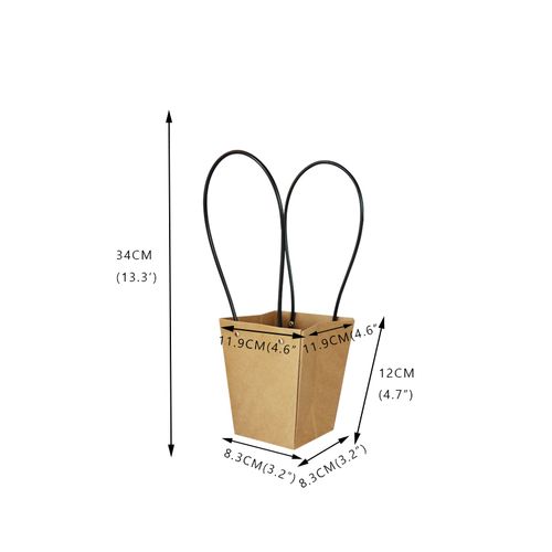 Joy-Enlife Decorative Kraft Paper Flower Box - Versatile & Customisable Gift