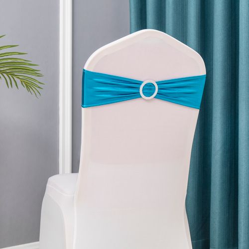 Chair Bands 50PCS - High Quality Stretch Sashes for Banquet Events