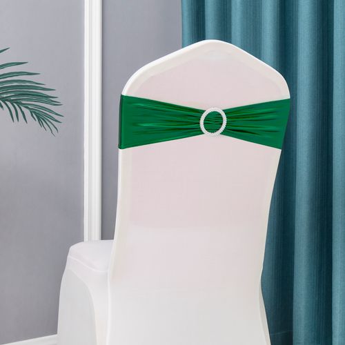 Chair Bands 50PCS - High Quality Stretch Sashes for Banquet Events