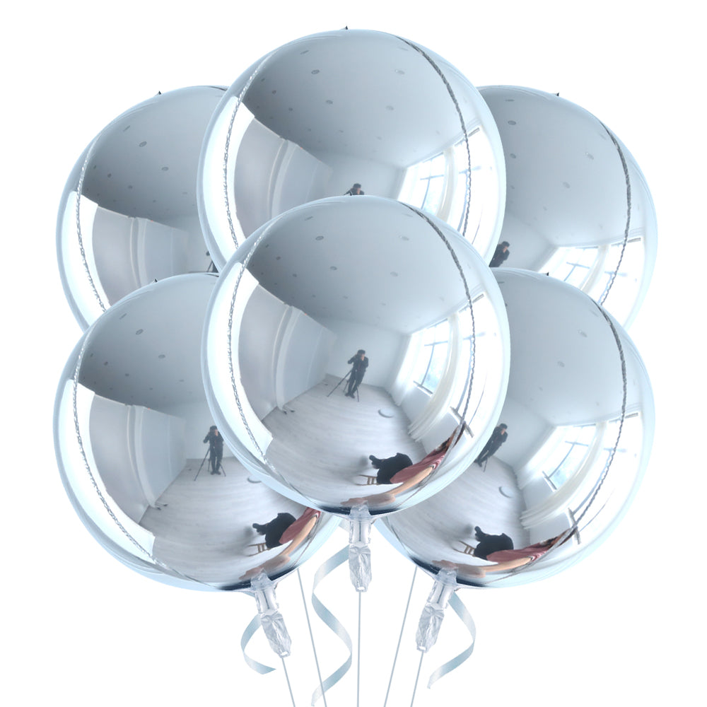 Partigos Metallic Rose Gold 4D Balloons - Perfect for Any Celebration