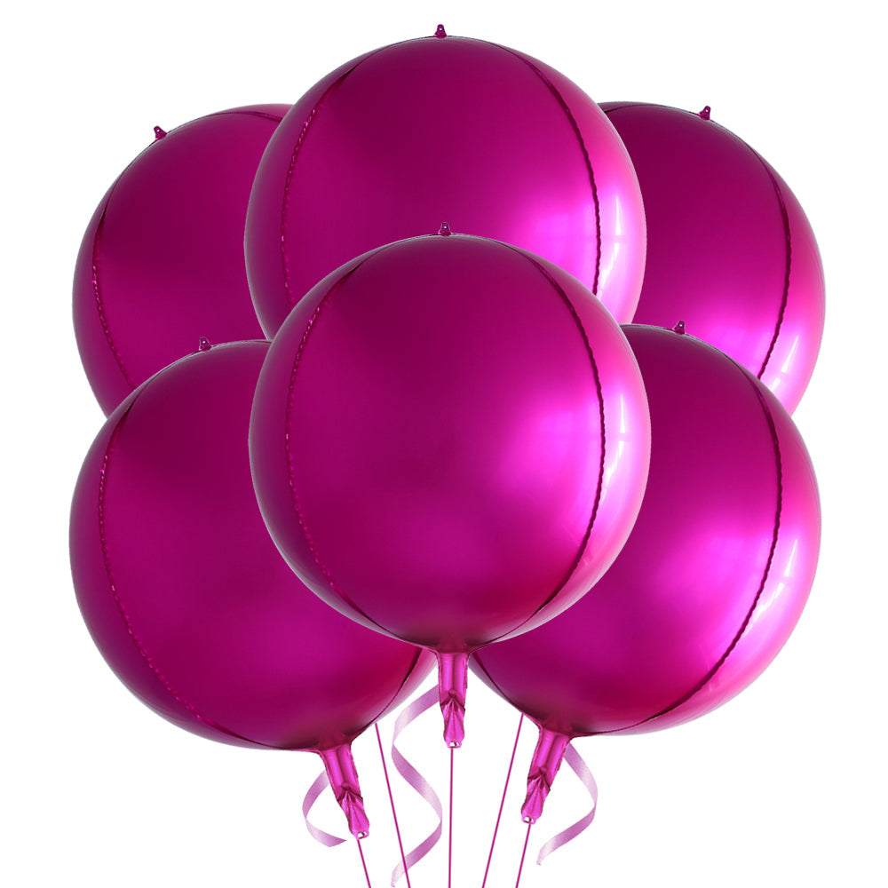 Partigos Metallic Rose Gold 4D Balloons - Perfect for Any Celebration