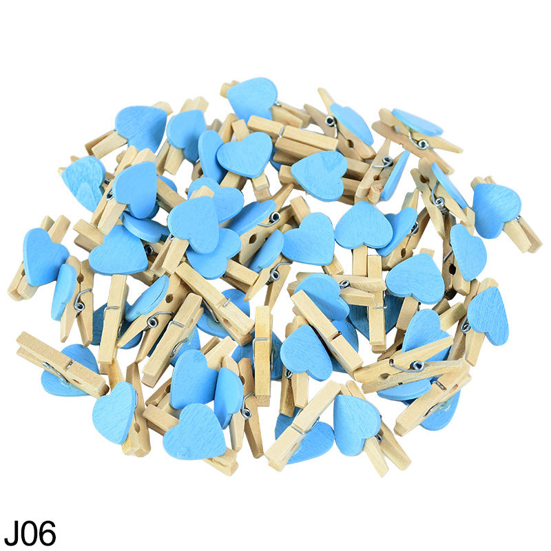 YONGSNOW Wooden Heart Decorations - 50PCS for Various Occasions