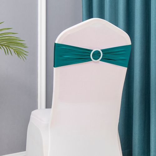 Chair Bands 50PCS - High Quality Stretch Sashes for Banquet Events