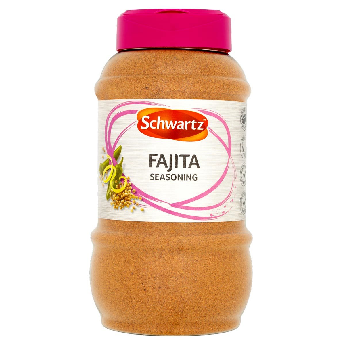 6 x Schwartz Fajita-Würzmischung 530g