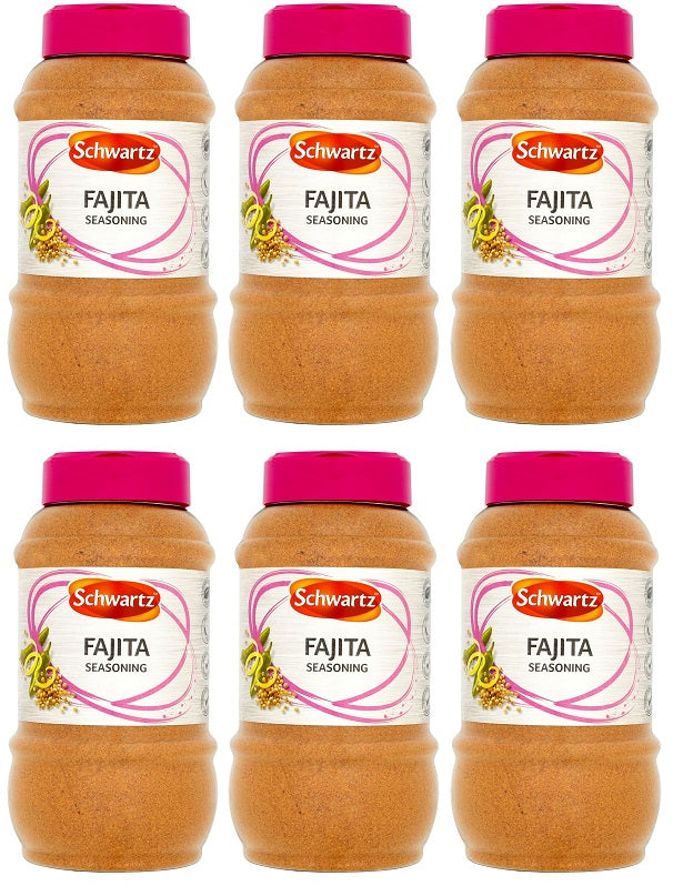 6 x Schwartz Fajita-Würzmischung 530g