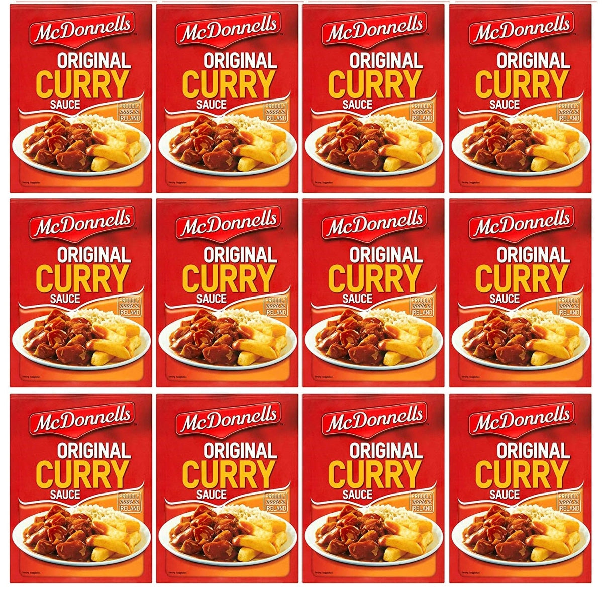 12 x Salsa Curry Original Mcdonnells 500G +25% Extra