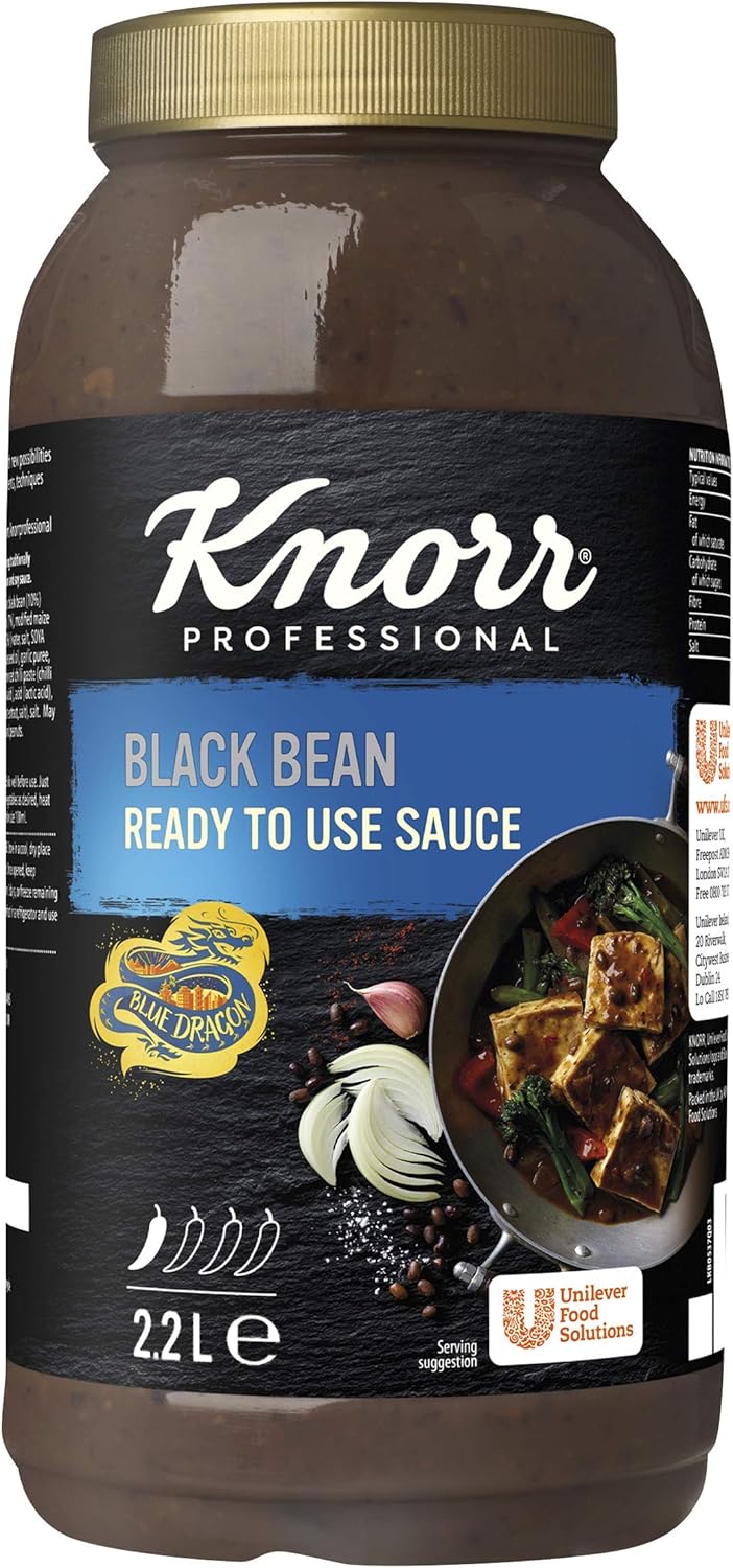 2 x Knorr Professional Schwarze Bohnen Sauce 2,2L