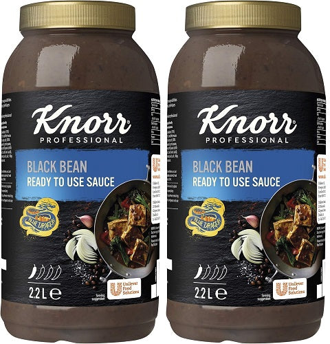 2 x Knorr Professional Schwarze Bohnen Sauce 2,2L