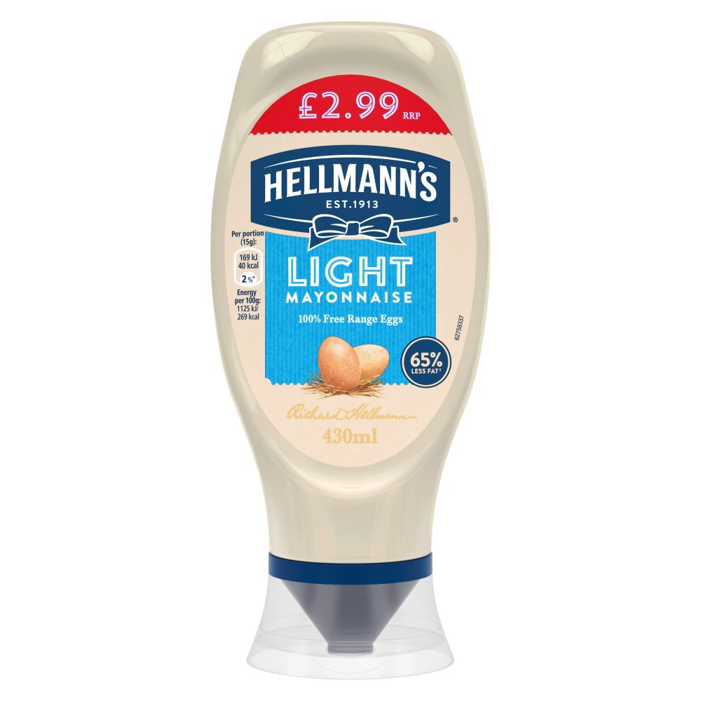 8 x Hellmann's Mayonnaise Leicht 430 ml