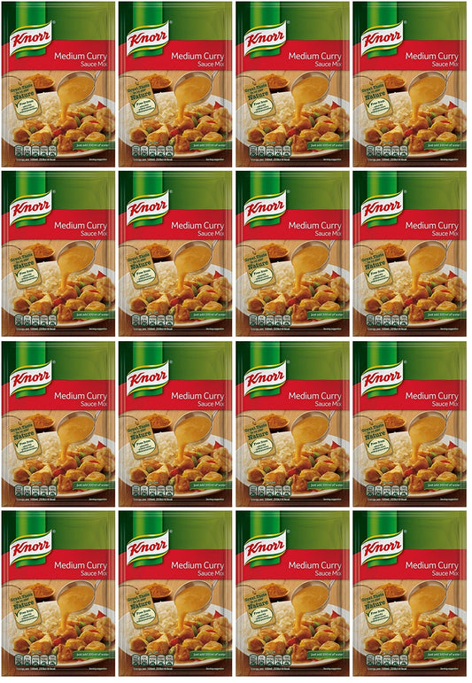 Knorr Medium Curry Sauce Mix 47g – Pack of 16