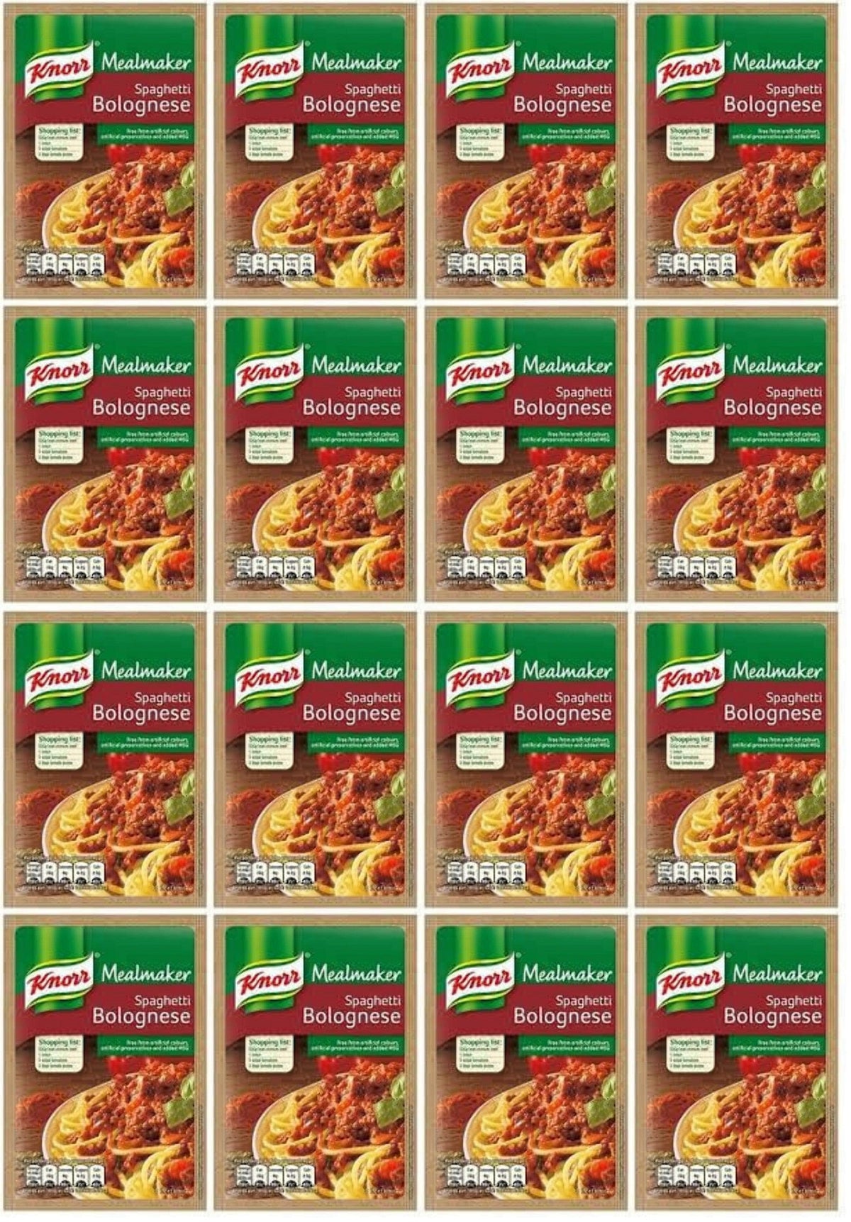 16 x Knorr Mealmaker Spaghetti Bolognese 47G