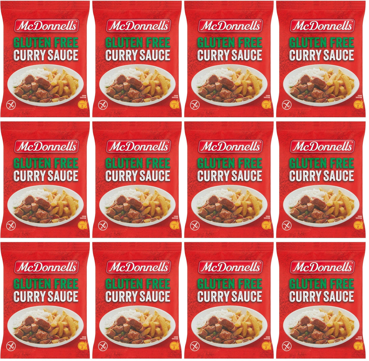12 x Mcdonnells Gluten Free Curry Sauce 50G