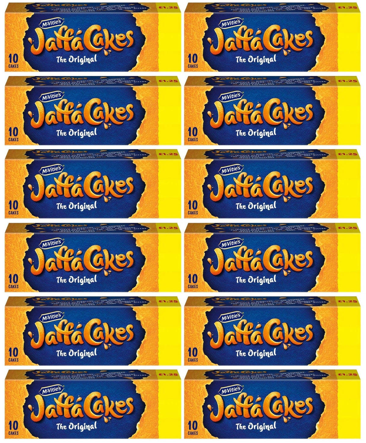 12 x Mcvitie's 10 Jaffa Cakes The Original