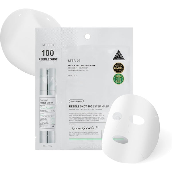 VT Cosmetics Reedle Shot 100 2-Step Face Mask - 1 Face Mask (25g)