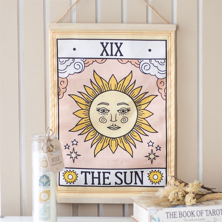 The Sun Vintage Tarot Wall Hanging