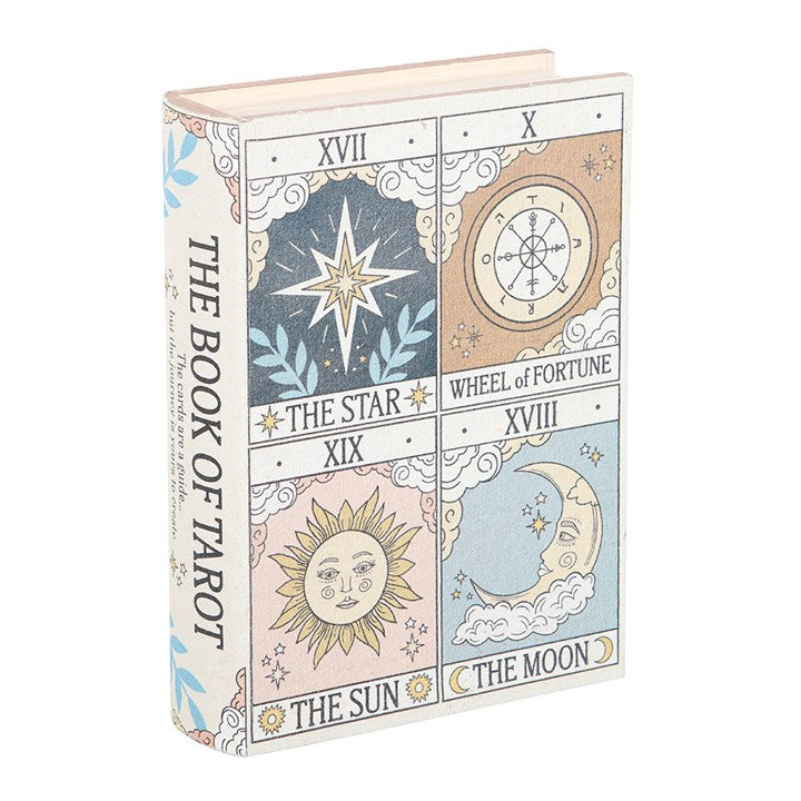 Vintage Tarot Book Shaped Storage Box
