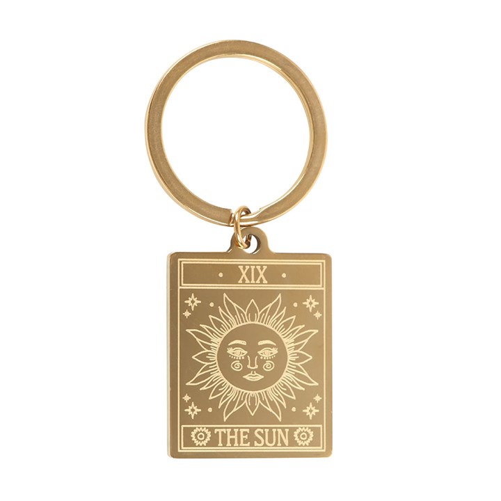 The Sun Vintage Tarot Keyring