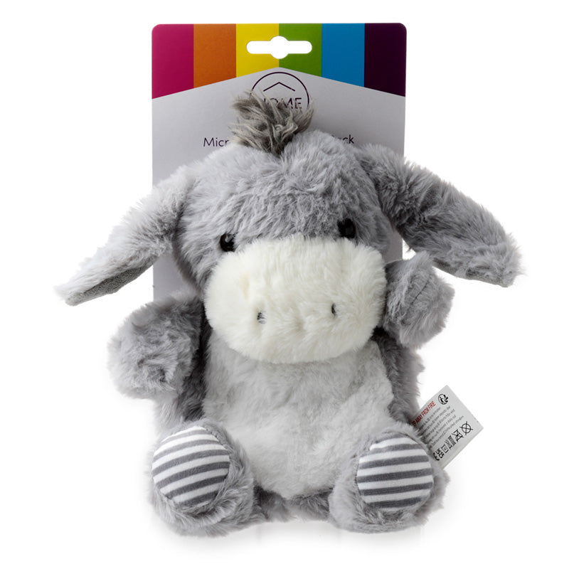 Microwavable Plush Lavender Heat Pack - Donkey
