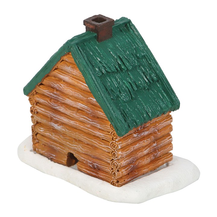 Cabin Ski Chalet Incense Cone Holder