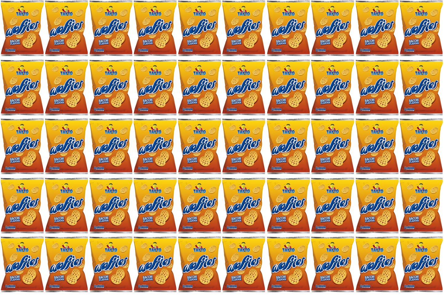 Tayto Waffles Kartoffelchips Bacon-Geschmack 31g (50er-Karton)