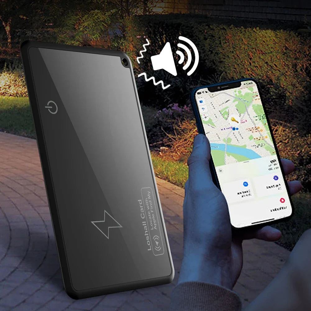 Wallet Tracker Card – Smart Bluetooth GPS Tracking Device Tag Wireless Charging