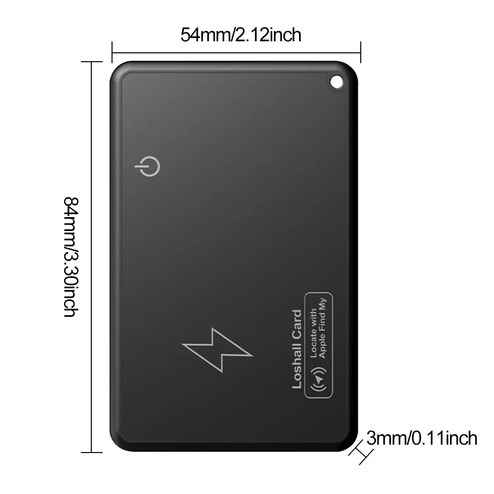 Wallet Tracker Card – Smart Bluetooth GPS Tracking Device Tag Wireless Charging
