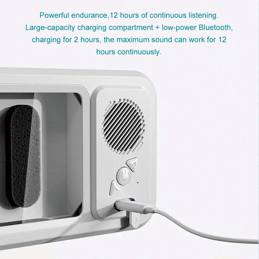 Waterproof Bluetooth Box Shower Speaker 360° Rotation