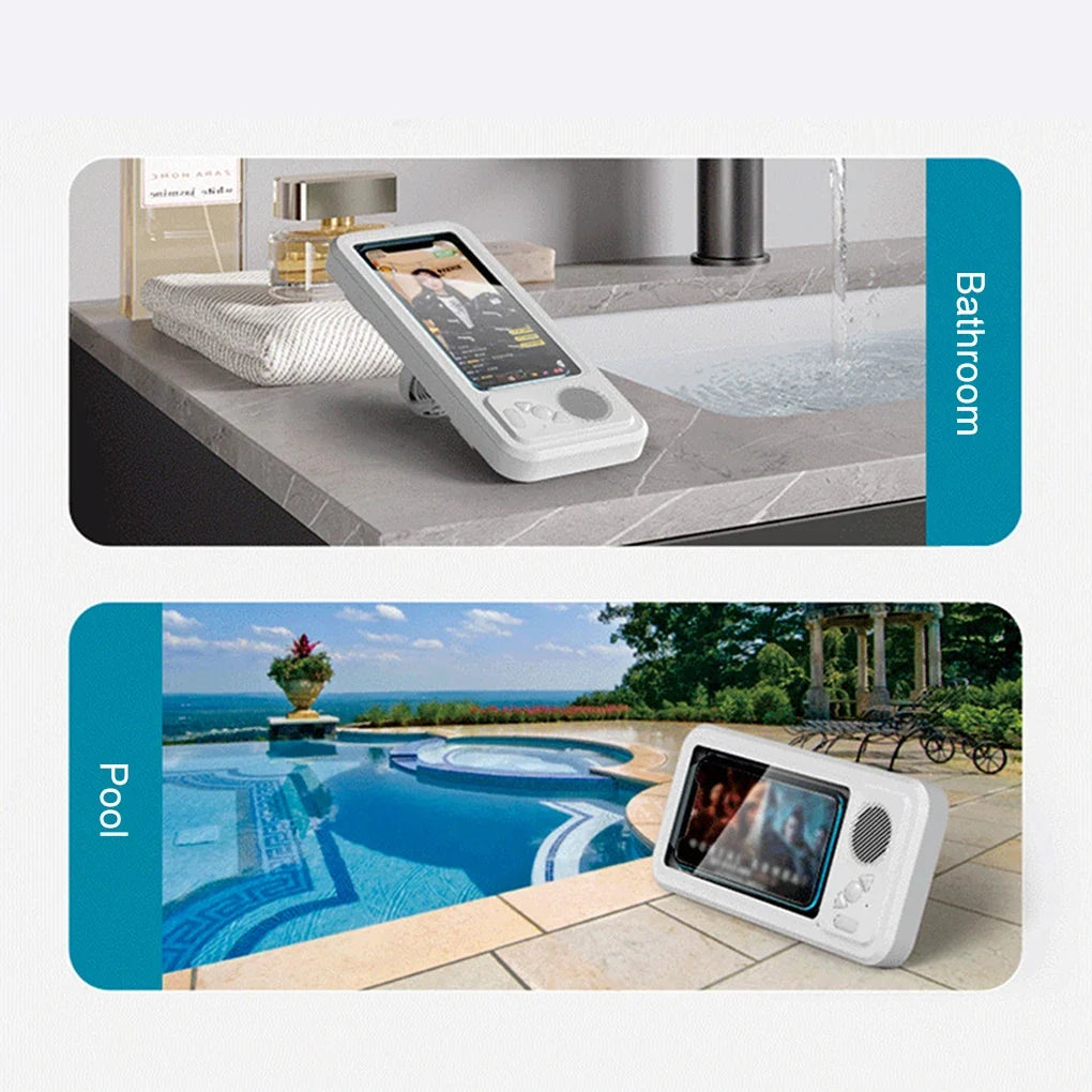 Waterproof Bluetooth Box Shower Speaker 360° Rotation