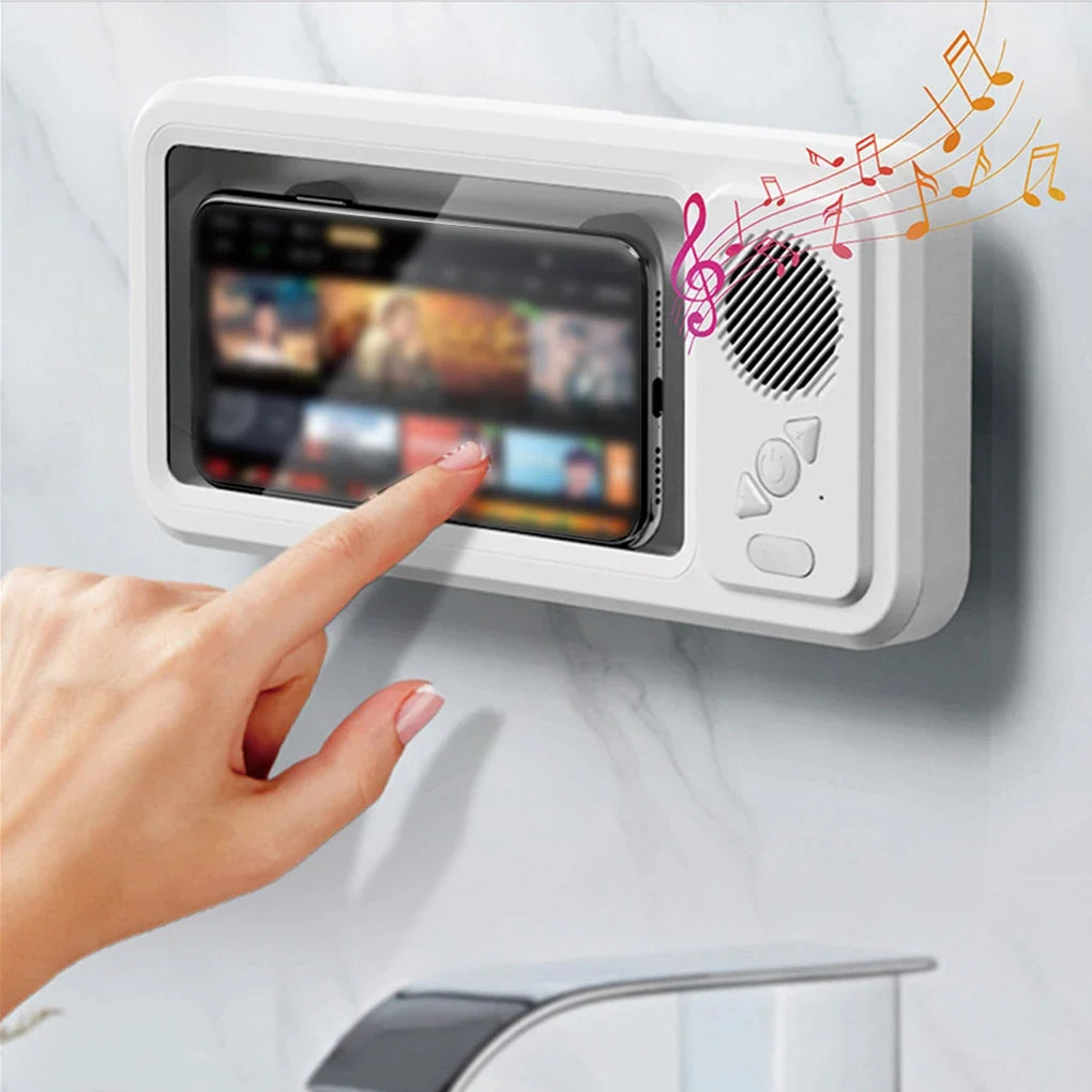 Waterproof Bluetooth Box Shower Speaker 360° Rotation