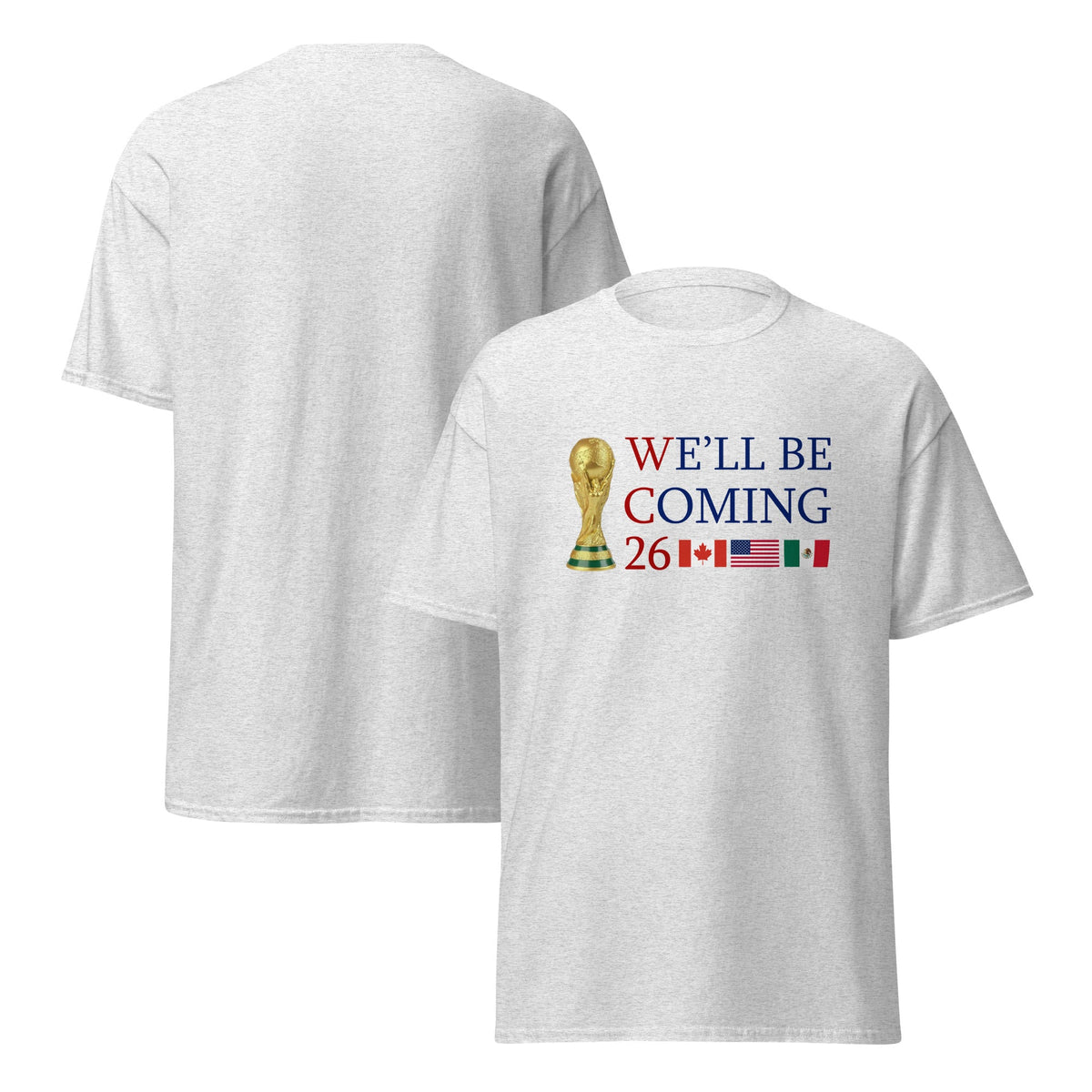 Scotland World Cup Shirt – We’ll Be Coming 2026 Football Unisex Cotton T-Shirt