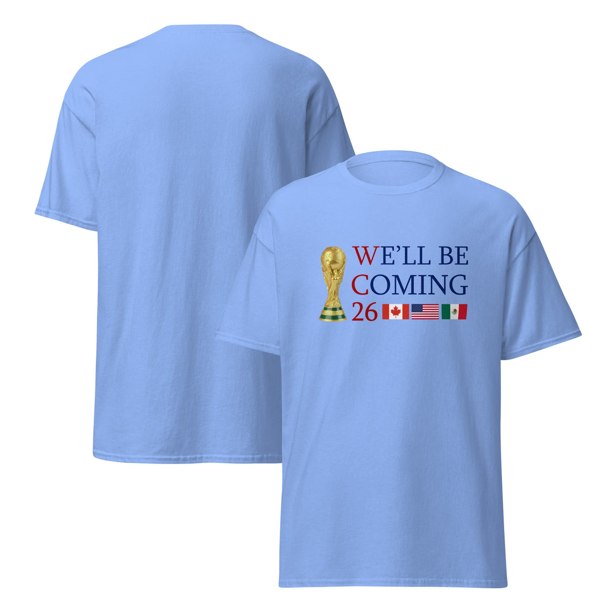 Scotland World Cup Shirt – We’ll Be Coming 2026 Football Unisex Cotton T-Shirt
