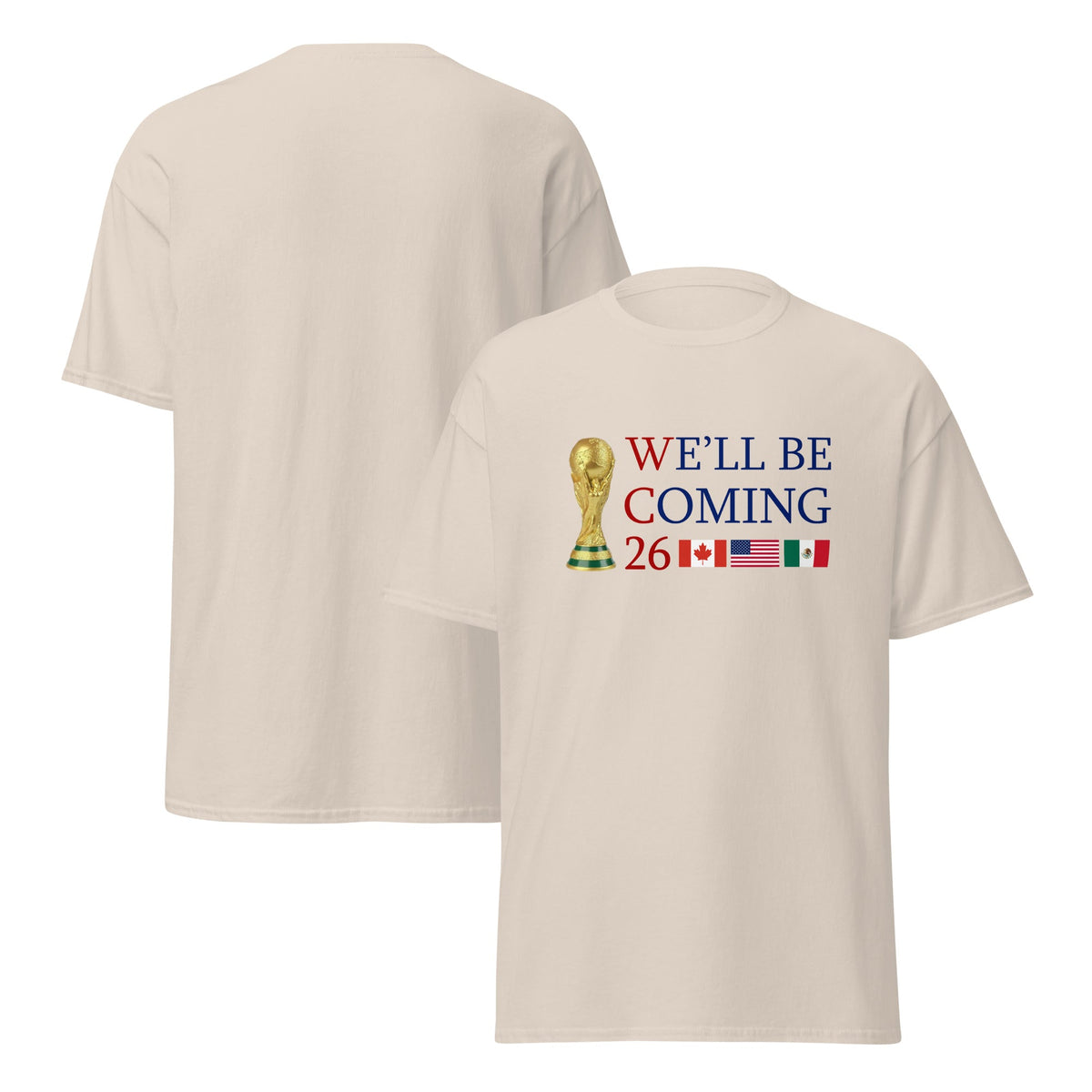 Scotland World Cup Shirt – We’ll Be Coming 2026 Football Unisex Cotton T-Shirt